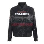 Atlanta Falcons Classic Black Satin Jacket