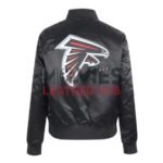 Atlanta Falcons Classic Black Satin Jacket