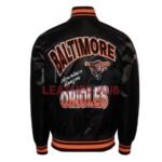 Baltimore Orioles Turn It Up M Classic Rib Black Satin Jacket