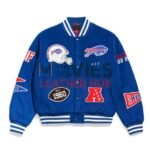 Buffalo Bills Pennant Royal Varsity Wool Jacket