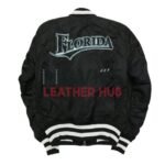 Florida Marlins MA-1 Full-Zip Bomber Jacket