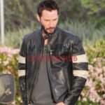 John Wick 2 Black Cafe Racer Leather Jacket