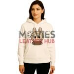 Labubu Embroidered Cotton Hoodie for Women