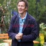 Monty Don Filming Gardeners World Purple Cotton Jacket