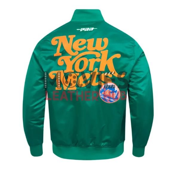 NY Mets Souvenir Satin Jacket