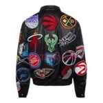 Men's Black College Varsity Jacket