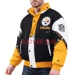 Pittsburgh Steelers Pro Player Tape Full-Zip Hoodie Jacket