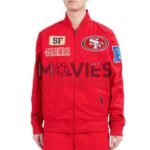 San Francisco 49ers Area Code Red Satin Jacket