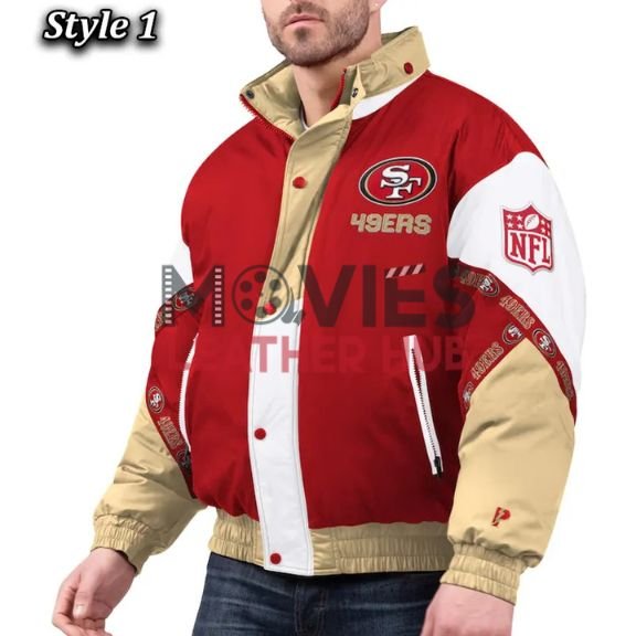 San Francisco 49ers Pro Player Tape Full-Zip Hoodie Jacket