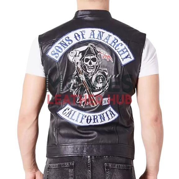 Sons of Anarchy SAMCRO Kutte Leather Vest