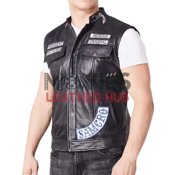 Sons of Anarchy SAMCRO Kutte Leather Vest