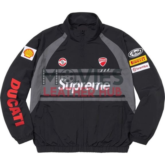 Supreme x Ducati Black Track Jacket