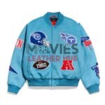 Tennessee Titans Pennant Blue Varsity Wool Jacket