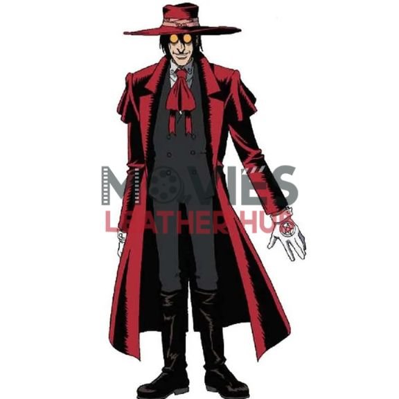 Alucard Hellsing Halloween Costume Red Coat
