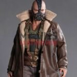 Bane Dark Knight Rises Shearling Coat