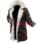 Bane Dark Knight Rises Shearling Coat