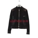 Brad Pitt F1 2025 Black Suede Leather Jacket