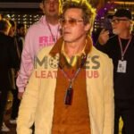 Brad Pitt F1 Movie Premiere Yellow Cotton Jacket