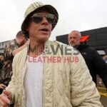 Brad Pitt F1 Quilted Bomber Jacket