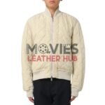 Brad Pitt F1 Quilted Bomber Jacket