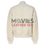 Brad Pitt F1 Quilted Bomber Jacket