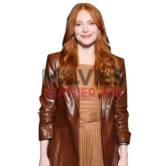 Deep Cover Bryce Dallas Howard Leather Blazer