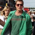 F1 Brad Pitt Green Jacket