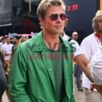 F1 Brad Pitt Green Jacket