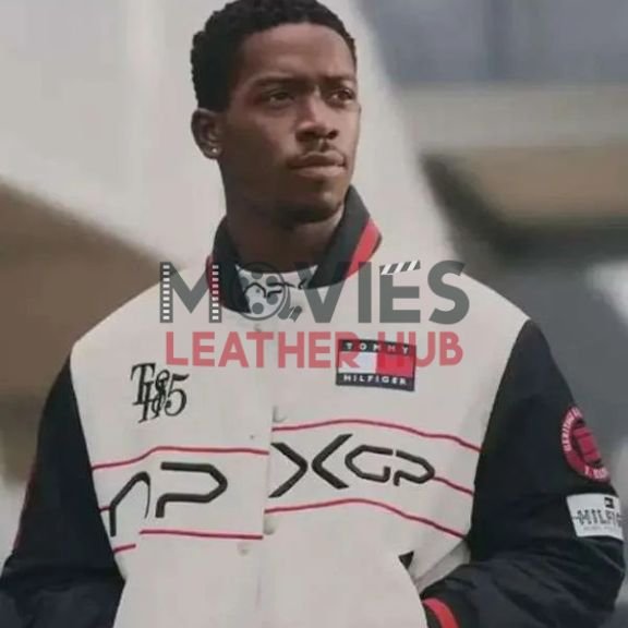 F1 Movie Damson Idris Racing Varsity Jacket