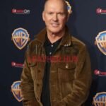 Michael Keaton Beetlejuice Beetlejuice 2024 Brown Jacket