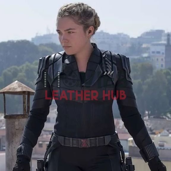 Yelena Belova Thunderbolts 2025 Black Costume Jacket