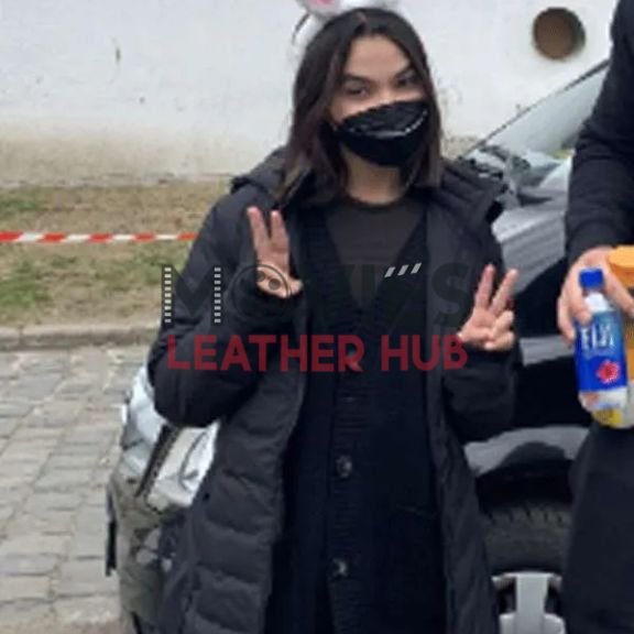 Ariana Greenblatt Borderlands Black Puffer Jacket