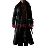 Bill Skarsgård The Crow 2024 Black Coat