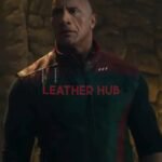 Dwayne Johnson Red One 2024 Leather Vest