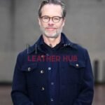 Guy Pearce The Brutalist Blue Jacket