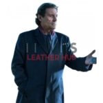 Ian Mcshane John Wick 2014 Blue Trench Wool Coat
