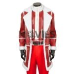 J.K. Simmons Red One Leather Coat