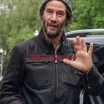 John Wick Chapter 4 2023 Keanu Reeves Leather Jacket