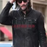 John Wick Chapter 4 2023 Keanu Reeves Leather Jacket