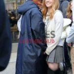 Madame Web Celeste O’Connor Blue Hooded Coat