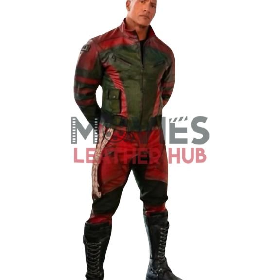 Red One Dwayne Johnson Red Costume