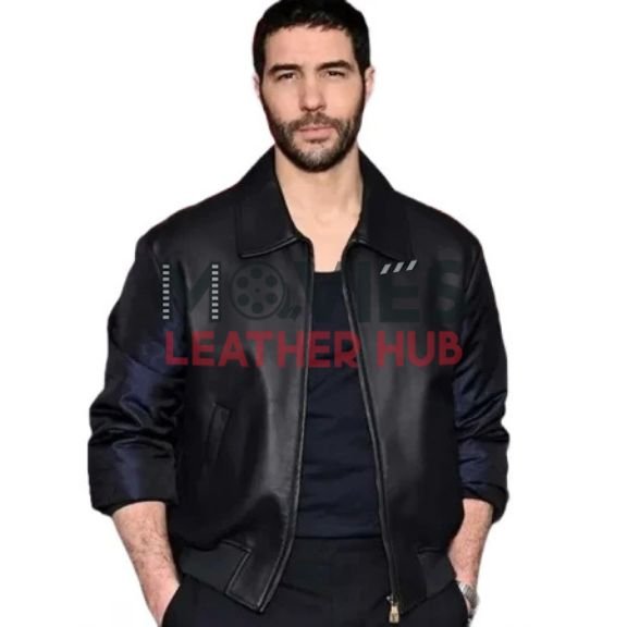 Tahar Rahim Madame Web Premiere Leather Jacket