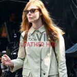 A Complete Unknown Elle Fanning Off White Jacket