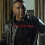Dave Bautista The Killer’s Game 2024 Black Leather Jacket