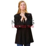 Elle Fanning A Complete Unknown Black Coat