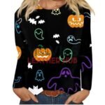 Halloween 2023 Black Spooky Sweatshirt