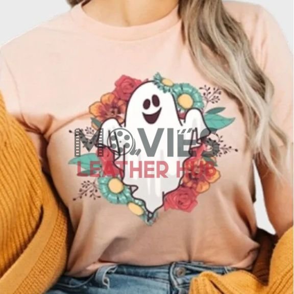Halloween 2023 Floral Ghost T-Shirt