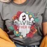 Halloween 2023 Floral Ghost T-Shirt