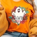 Halloween 2023 Floral Ghost T-Shirt