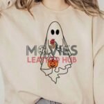 Halloween 2023 Ghost Print Sweatshirt